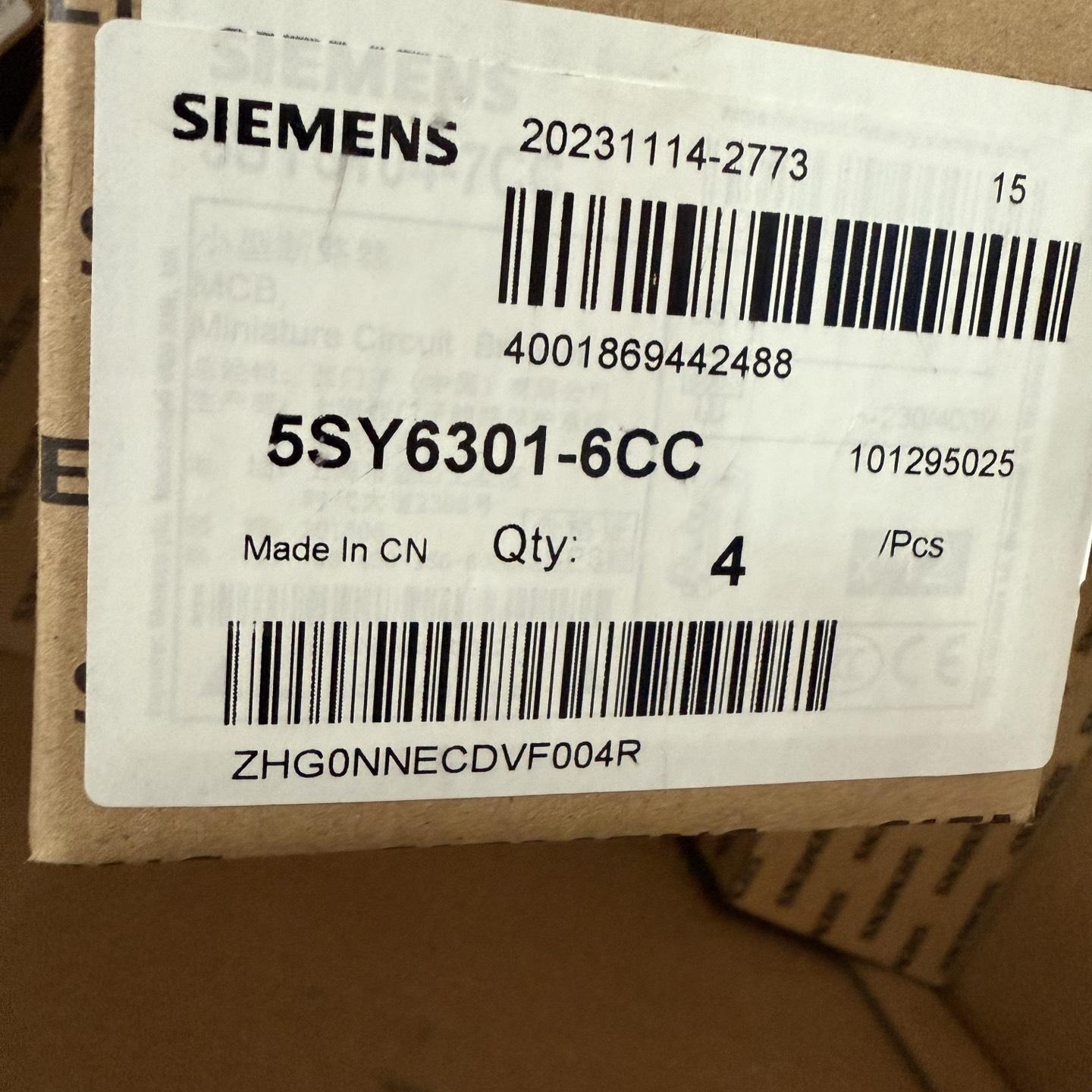 5SY6301-6CC西门子断路器