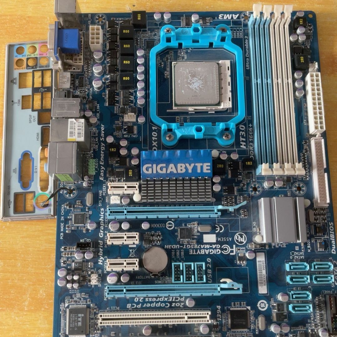 技嘉GA-MA785GT-UD3H主板 AM3接口 支持AM