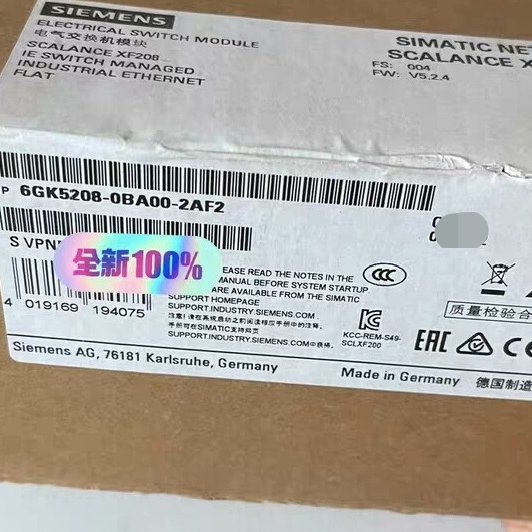6GK5208-0BA00-2AF2全新未拆封 质保一年包邮