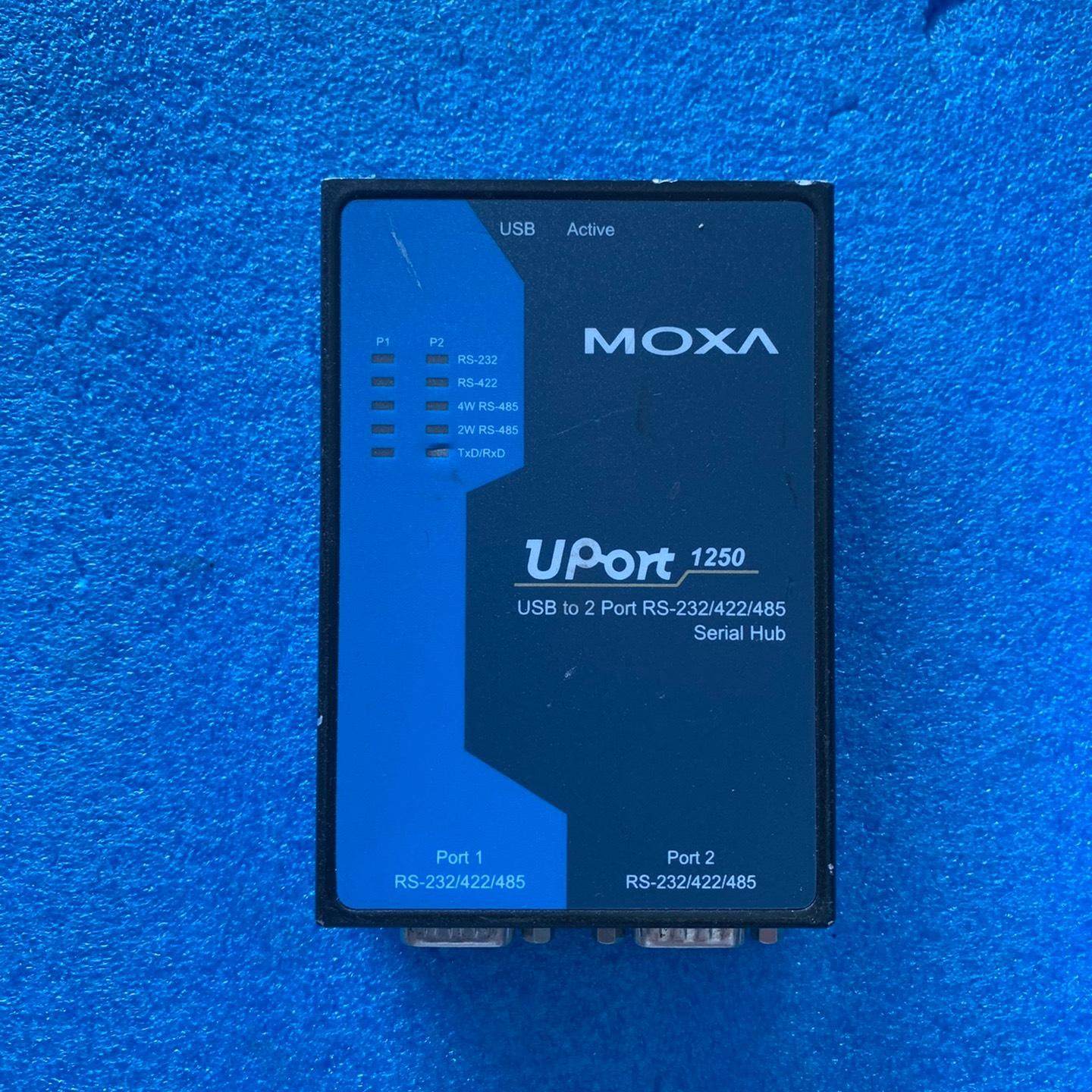 摩莎MOXA Uport 1250 工业级USB转2串口 可