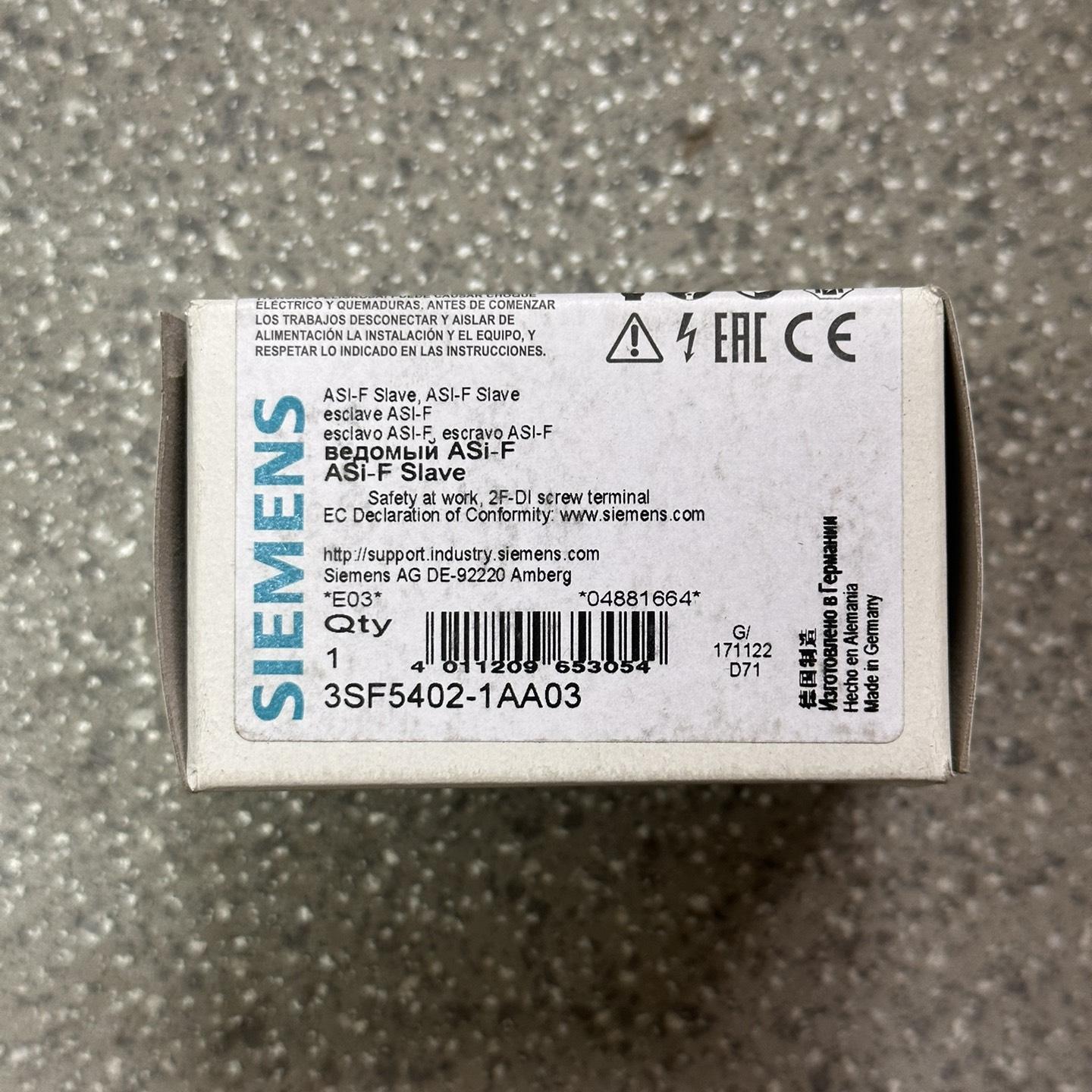 3SF5402-1AA03西门子ASI-F Slave模块