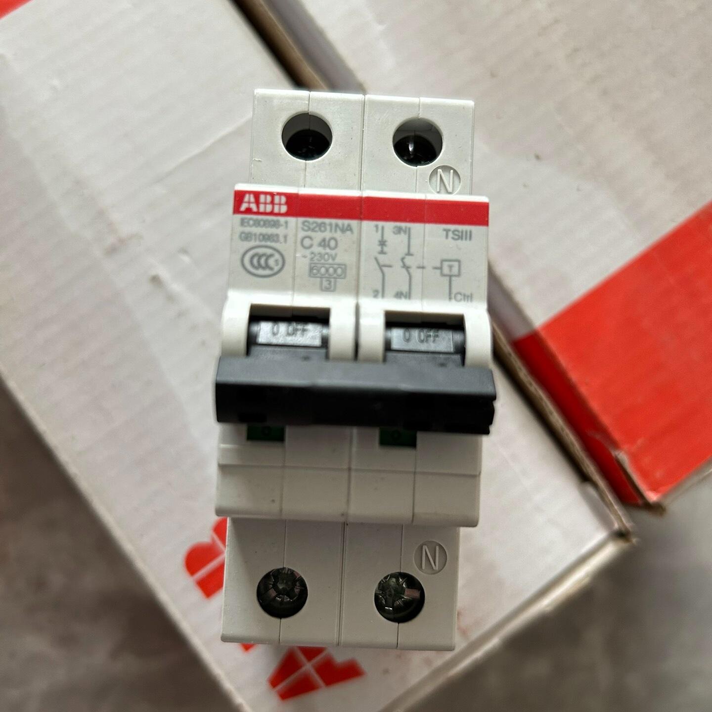 ABB微型断路器  S261NA-C40 全新原包装 保正品