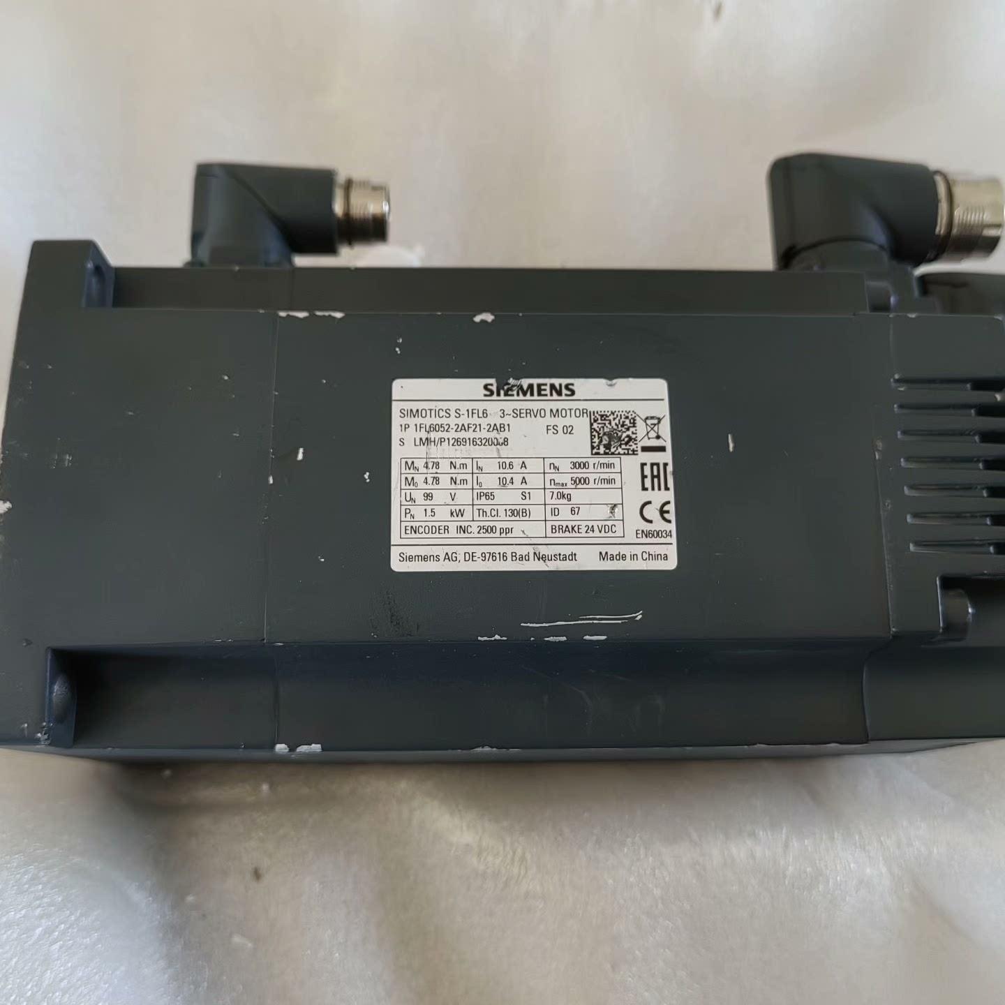 西门子1FL6052-2AF21-2AB1伺服电机 拆机实物