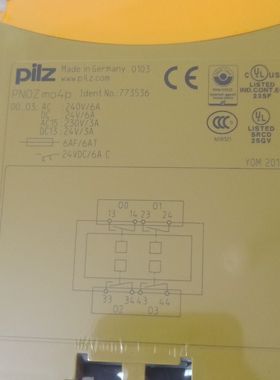 皮尔兹继电器模块pilz PNOZ Mo4p 773536