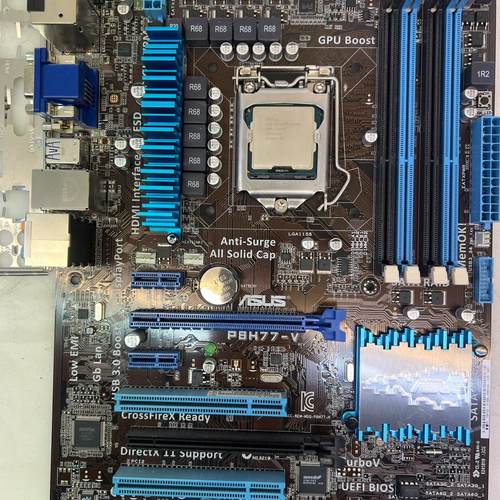 I7-3770K处理器+华硕P8H77-V主板套装 原装挡板