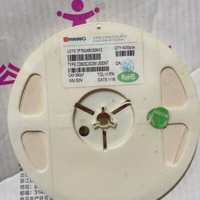 拆盘 50V390PF 0603封装贴片电容 C0G材质 5