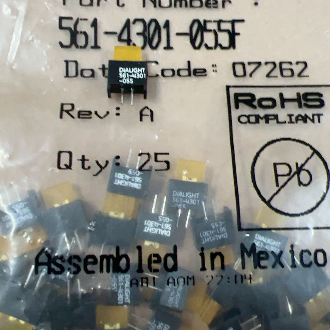 DIALIGHT品牌 LED电路板指示灯 型号561-430