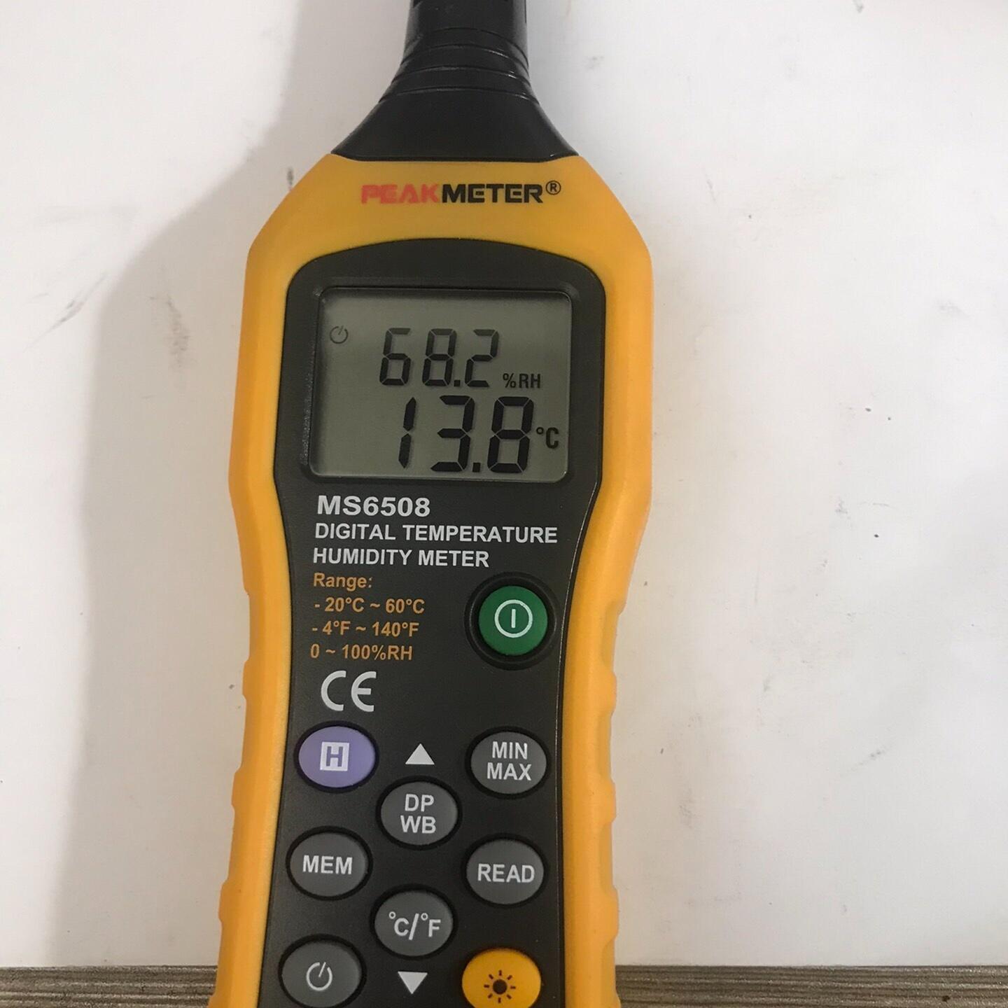 MS6508温湿度计 PEAKMETER 95新 实拍包好包