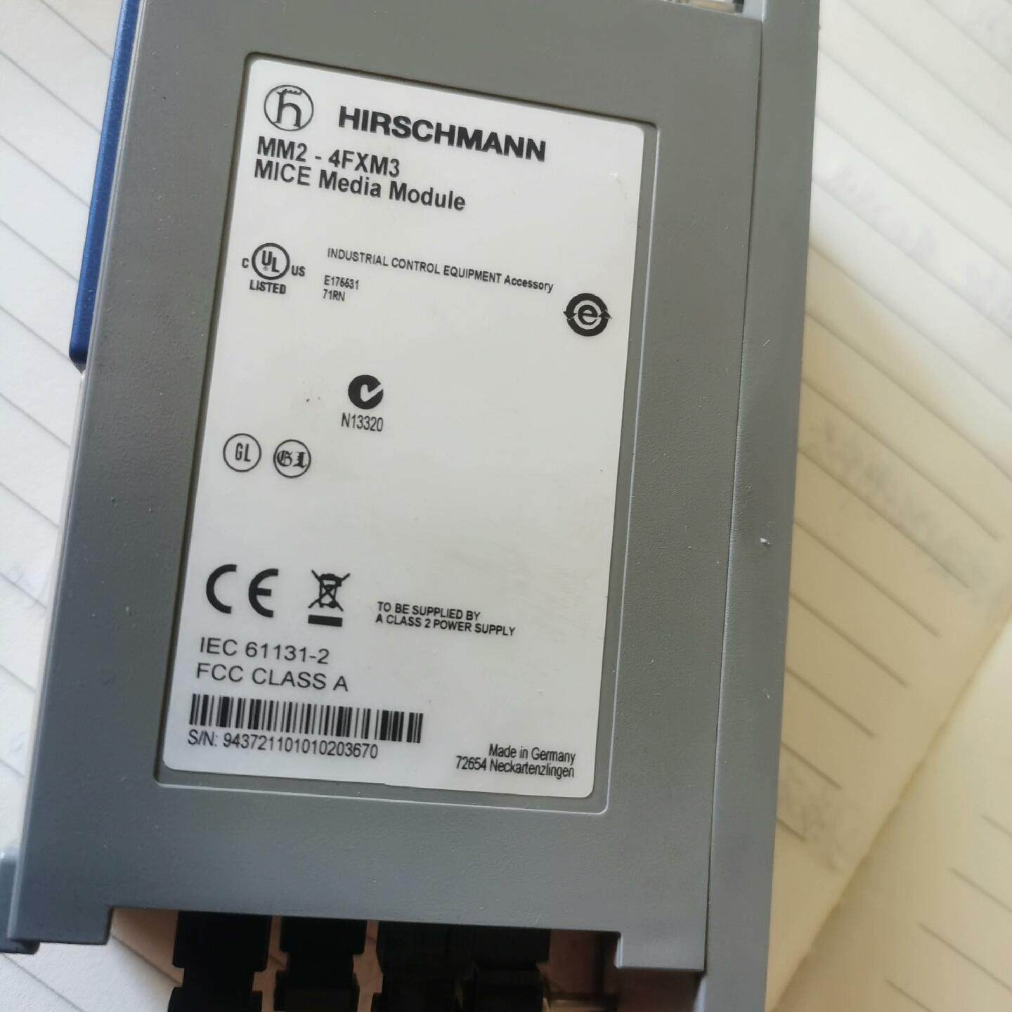 赫斯曼MM2-4FXM3模块 全新实物图 无包装 数量1个