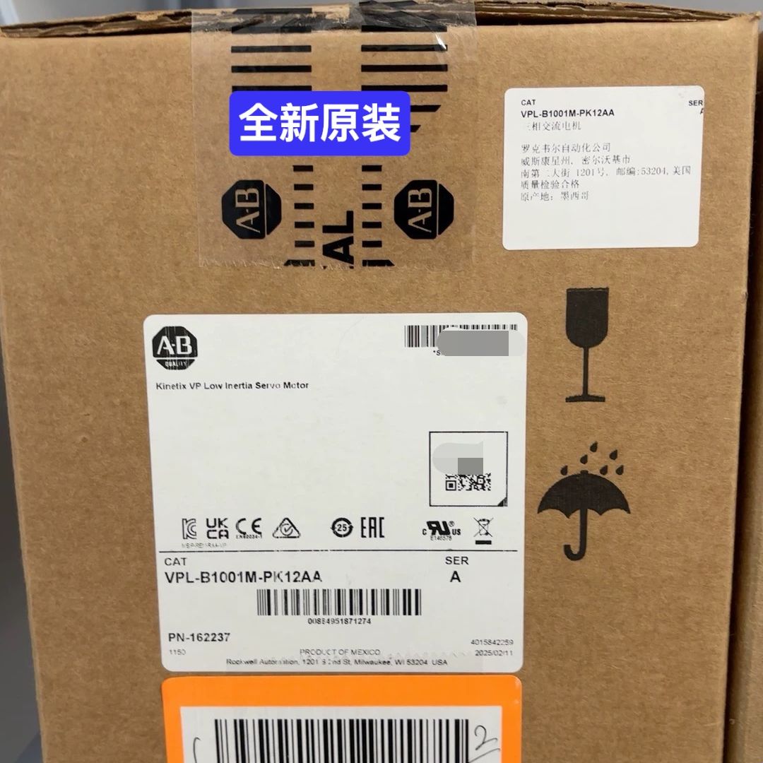 VPL-B1001M-PK12AA 全新 AB 罗克韦尔 伺
