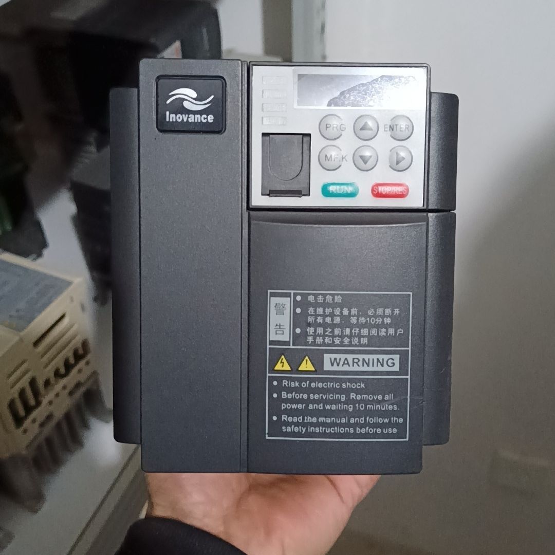 MD310T1.5B汇川变频器 拆机成色漂亮功能以测试正