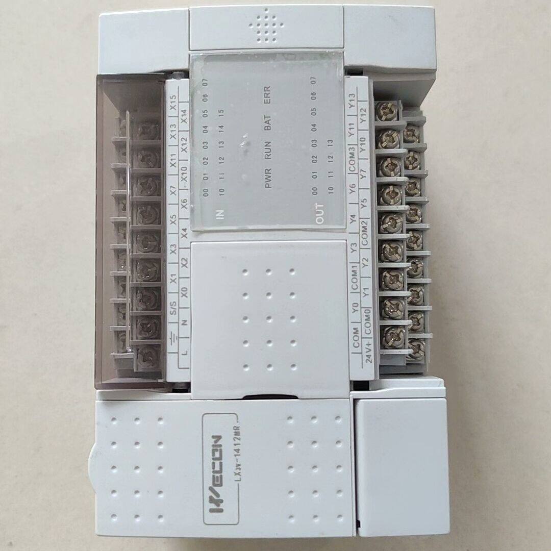 拆机 PLC维控LX3V-1412MR-A 功能测试好。