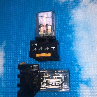 日本继电器双线圈MK2KP-AC220V拆机件 成