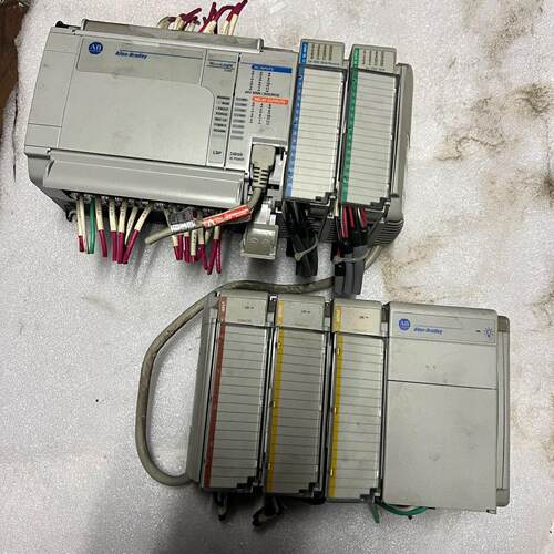 美国AB PLC、拆机、图片就是实物成色如图、功能包好、