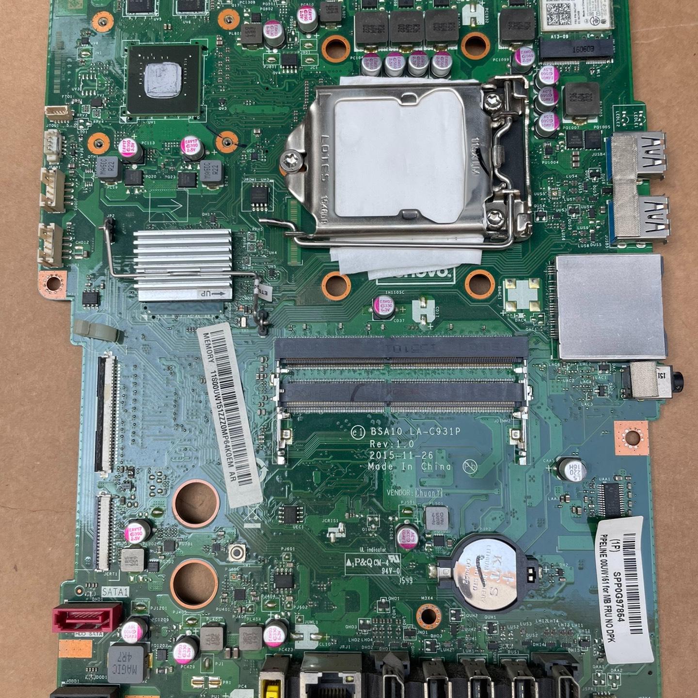 联想一体机AI0-300-20ISH主板 BBA10 LA-