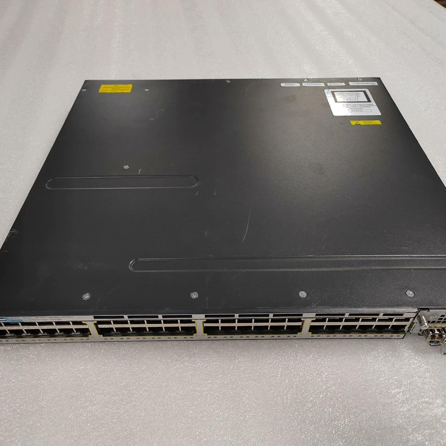 思科 WS-C3750X-48T-S  测试OK 不含模块