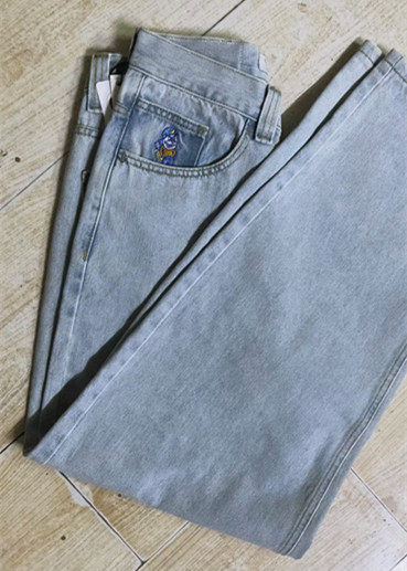 thumbnail for Jeans, slump pants, large crotch pants, wide legs, loose fashion slacks, cotton boutique, Big BoyJeans, mop pants