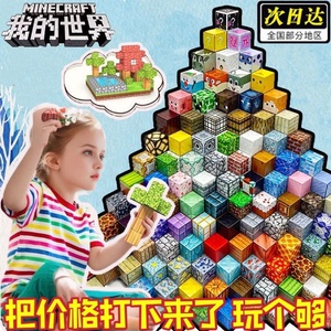 我的世界磁力方块积木百变磁铁拼装立体积木六一儿童礼物益智玩具