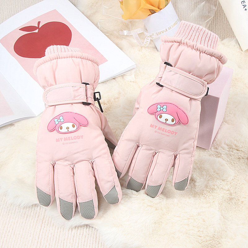 正版三丽鸥儿童滑雪手套冬季库洛米玩雪保暖棉手套防冻泼水男女童,服饰配件/皮带/帽子/围巾,手套,淘宝优惠券,粉丝福利购,淘宝优惠卷
