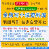 网文写作网络小说写作教程大纲模版 新手签约技巧人物描写灵感素材