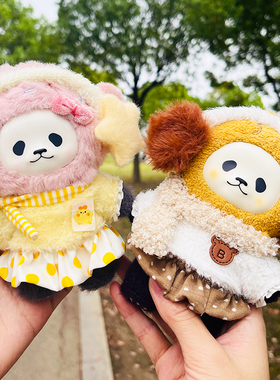 panpan娃衣和你在一起短袖小衣服鲷鱼烧熊猫装饰潘潘白熊百货商店