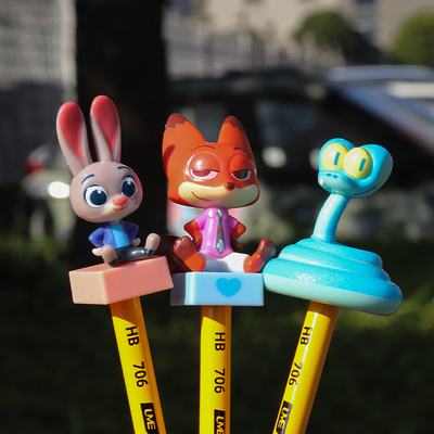 疯狂动物城2系列印章橡皮明盒