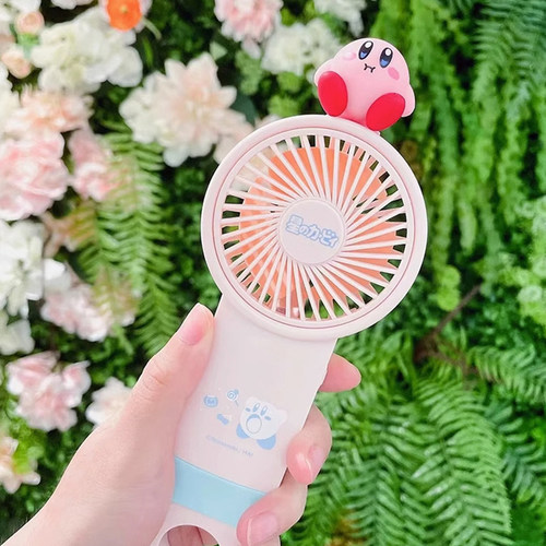 星之卡比风扇可手持或摆放电扇