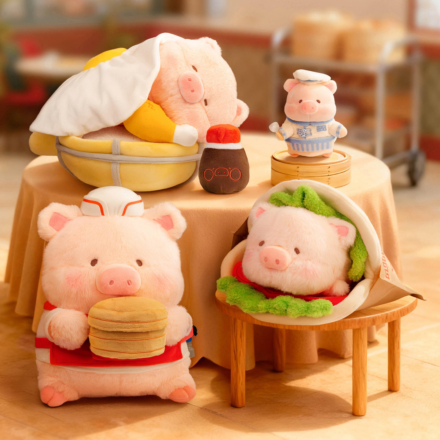 lu家小馆毛绒公仔lulu罐头小猪玩偶食来运转周边玩具可爱礼物正版,模玩/动漫/周边/娃圈三坑/桌游,动漫毛绒/抱枕/坐垫,淘宝优惠券,粉丝福利购,淘宝优惠卷
