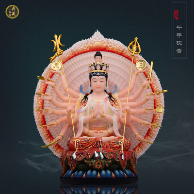 千手观音神像树脂客厅