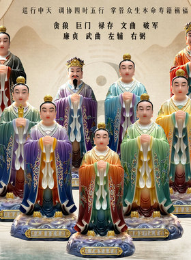 北斗九皇大帝整套神像