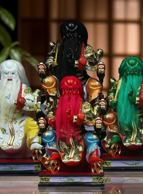 法主三兄弟洪公肖公法主真君摆件