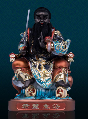 树脂居家供奉法主公神像