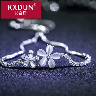 卡希盾 2018樱花少女心闺蜜手链日韩版简约森系手环学生时尚gn911