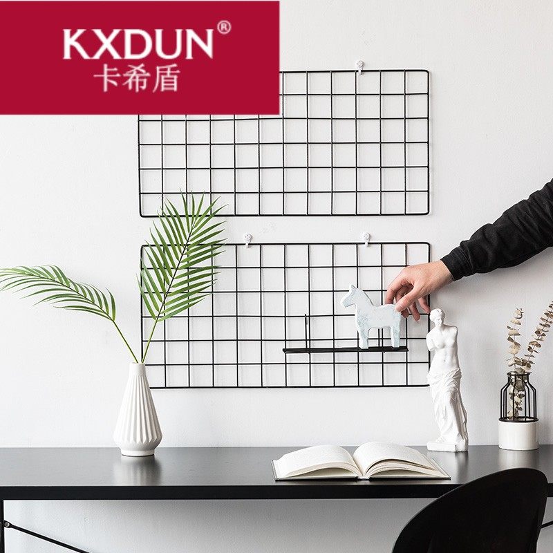 KXDUN/卡希盾网格照片墙装饰少女房间布置铁网网红格子墙hg0412