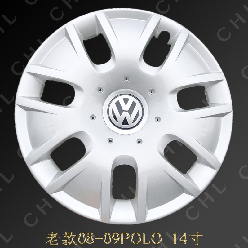 适用大众新老款捷达轮毂盖R14寸 Polo轮毂罩桑塔纳车铁圈装饰盖帽