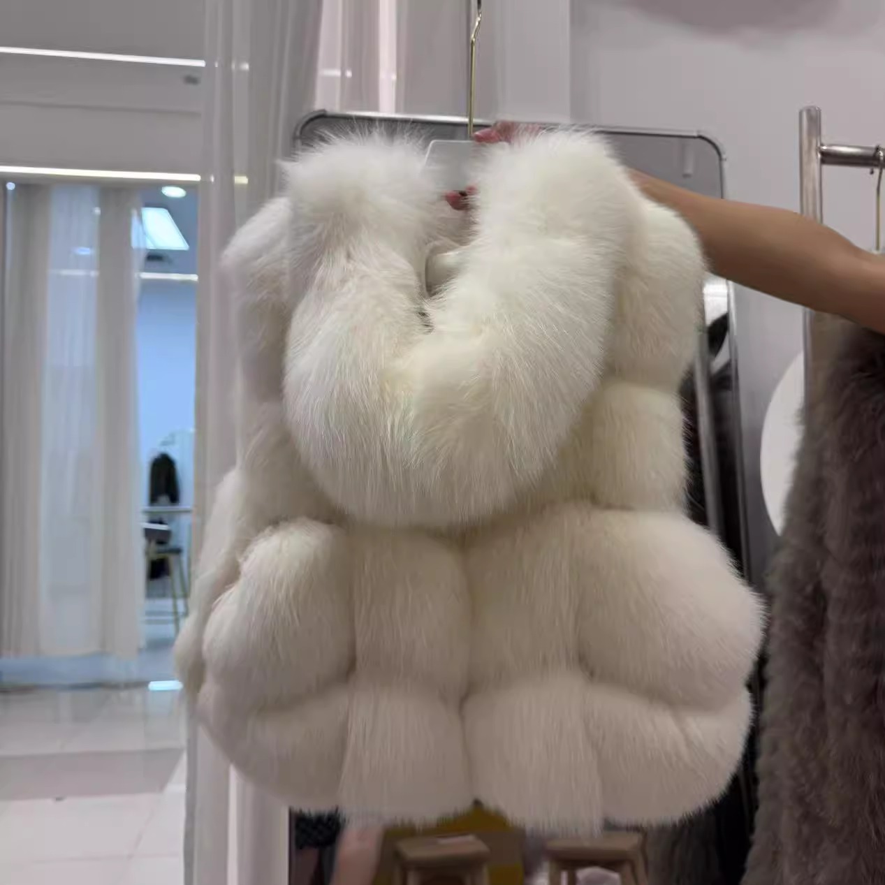 viola本色狐天然色皮草秋冬搭配