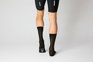 捏手指FINGERSCROSSED骑行袜SUPER LIGHT black超轻薄黑色运动袜