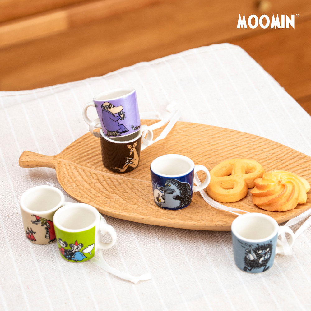 姆明北欧挂饰可爱迷你陶瓷马克杯
