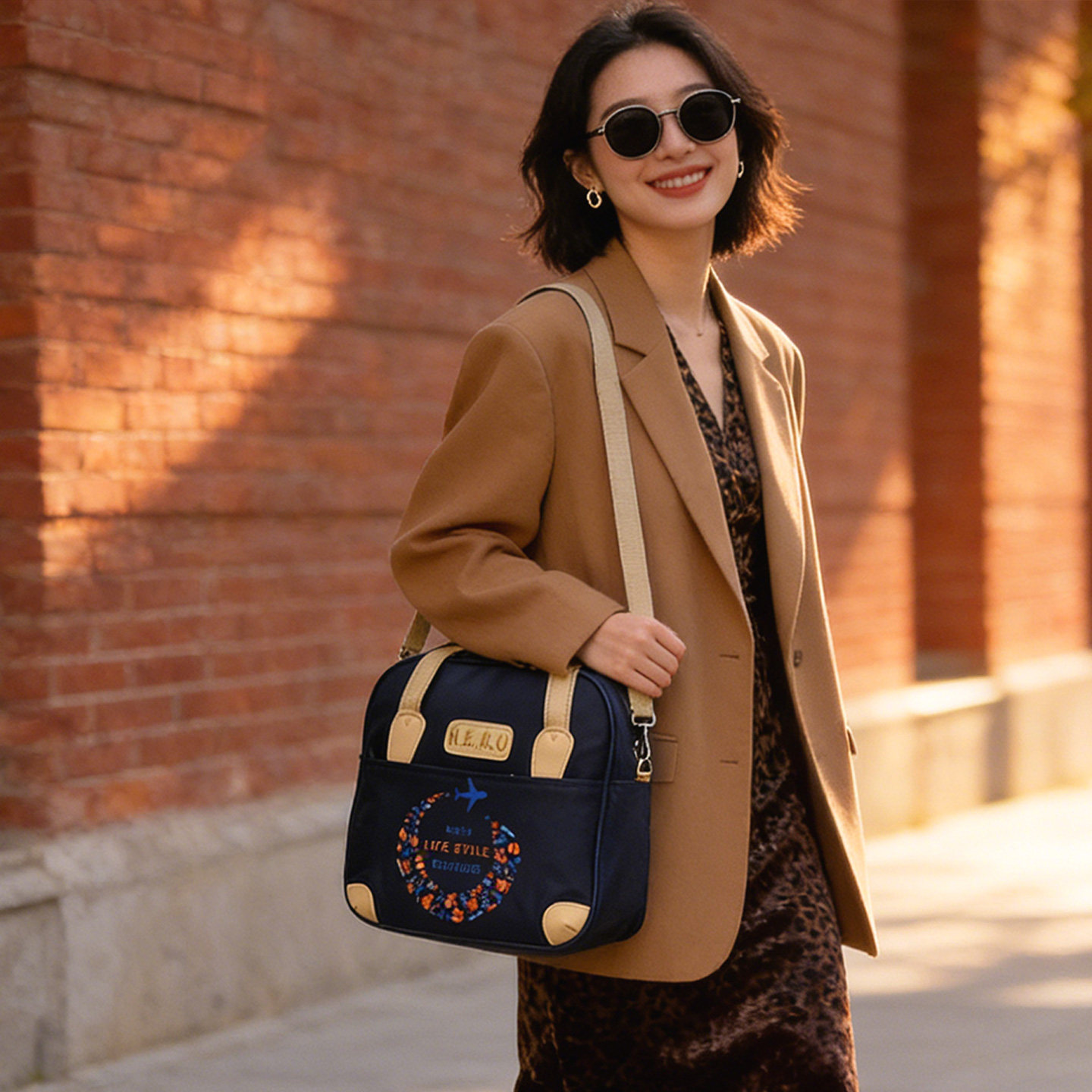 手提迷你旅行包小包可套拉杆箱可放行李箱上的小行李包配包附加包