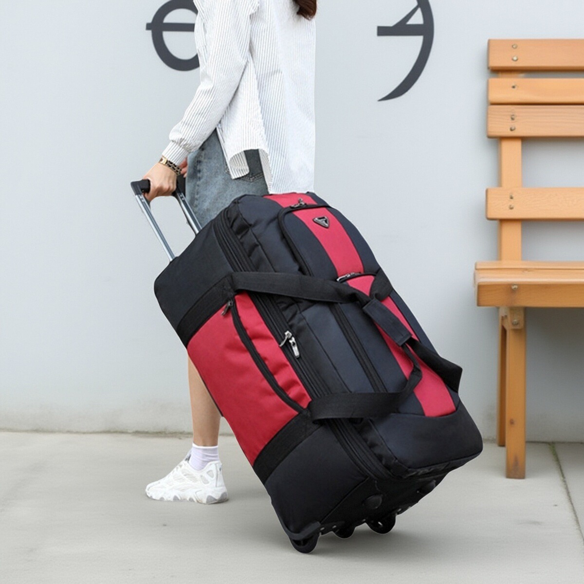 拉杆包打工158航空托运包