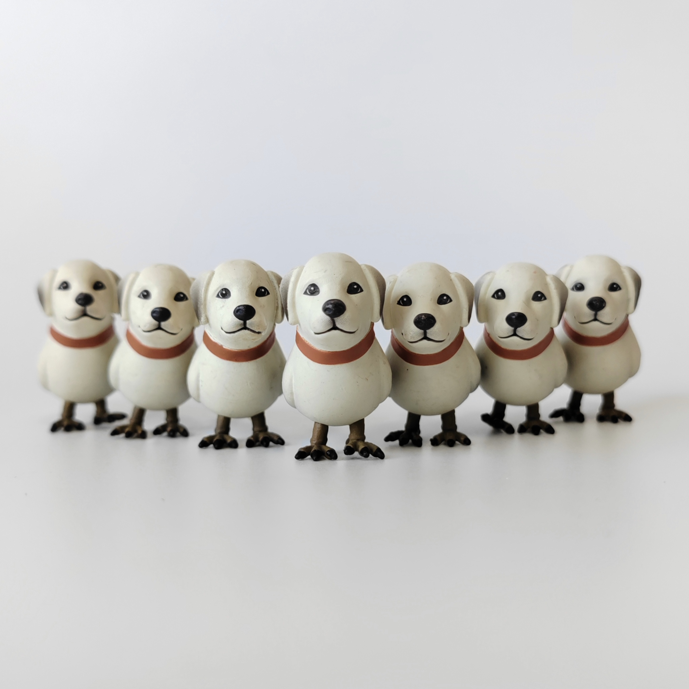 正版散货 TOYS CABIN扭蛋DOGBIRD狗鸟 寻回犬鸟拉布拉多模型摆件