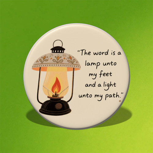 二次元卡通“前进路上的灯”金属徽章煤油灯胸针励志勇气激励配饰