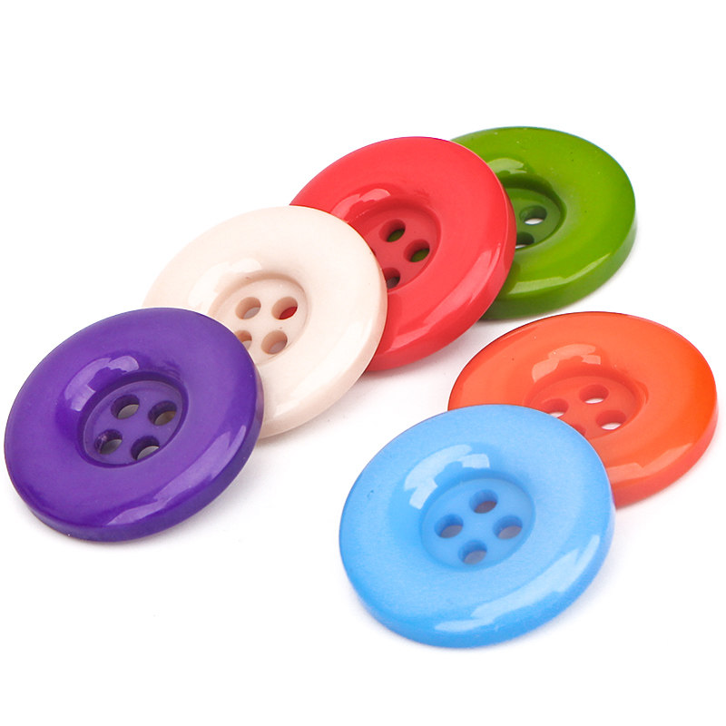 糖果多色树脂纽扣扣子儿童衣服DIY创意手工专卖盒装钮扣包邮