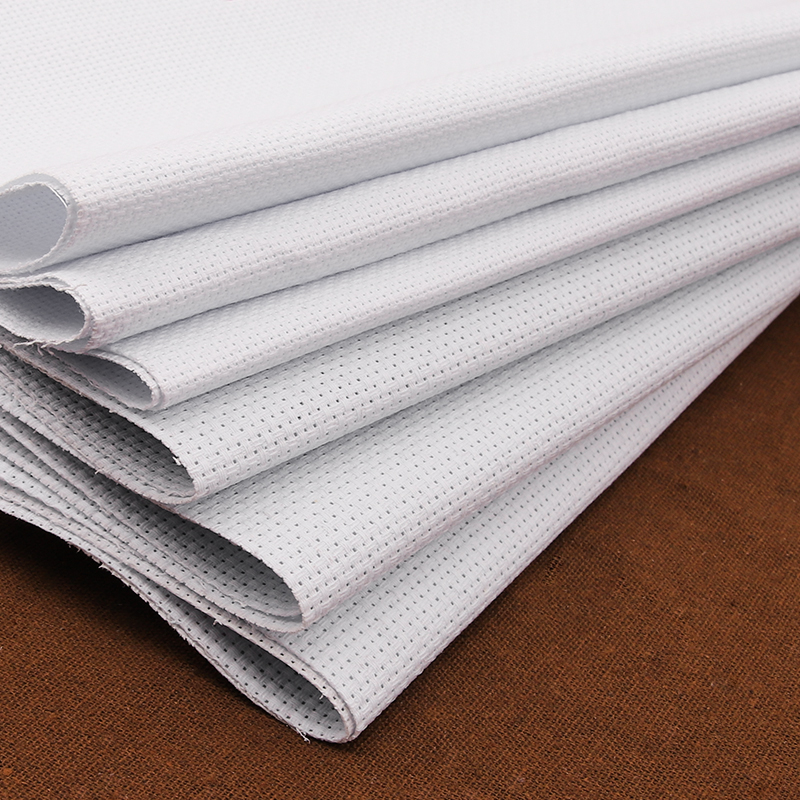 十字绣布11ct中格白色鞋垫