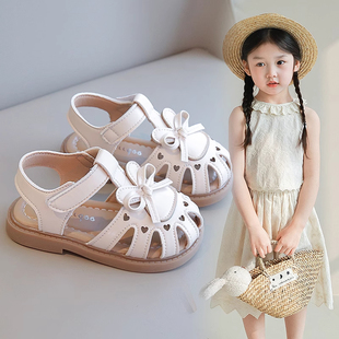 2025夏季 儿童轻便公主鞋 女童凉鞋 新款 女宝宝防滑沙滩鞋 软底学步鞋