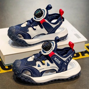 轻便防滑包头凉拖男孩凉鞋 男童凉鞋 儿童运动沙滩鞋 2025夏季 潮 新款