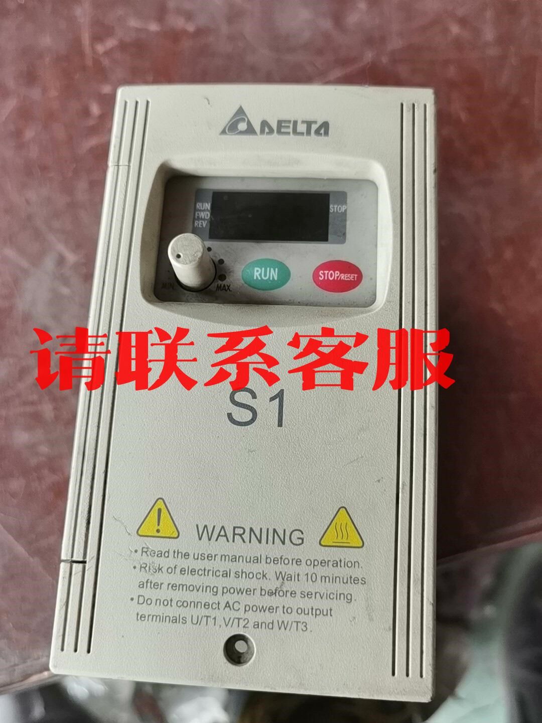 议价:台达s1系列变频器vfd004s43a一台460v0.75k