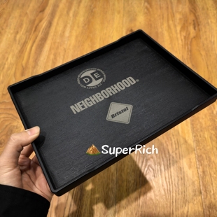 备茶盘杯架塑料黑色托盘收纳盒置物盘 nbhd家用托盘户外露营装 包邮