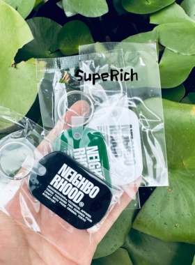 包邮Nbhd钥匙扣吊牌百搭配饰背包项链挂绳扣经典吊坠户外便携挂扣