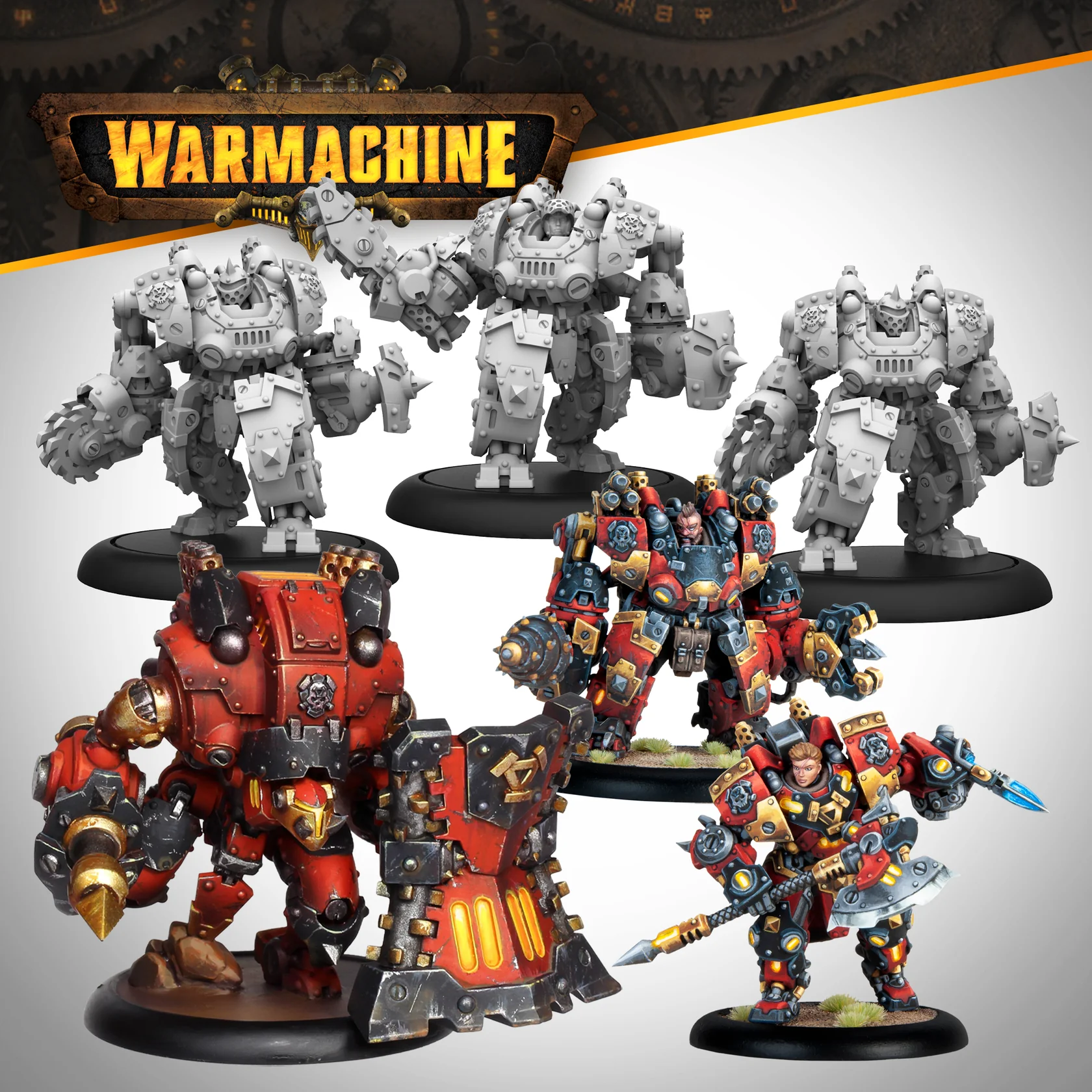钢铁国度卡铎Warmachine: Khador Annihilators Command Cadre